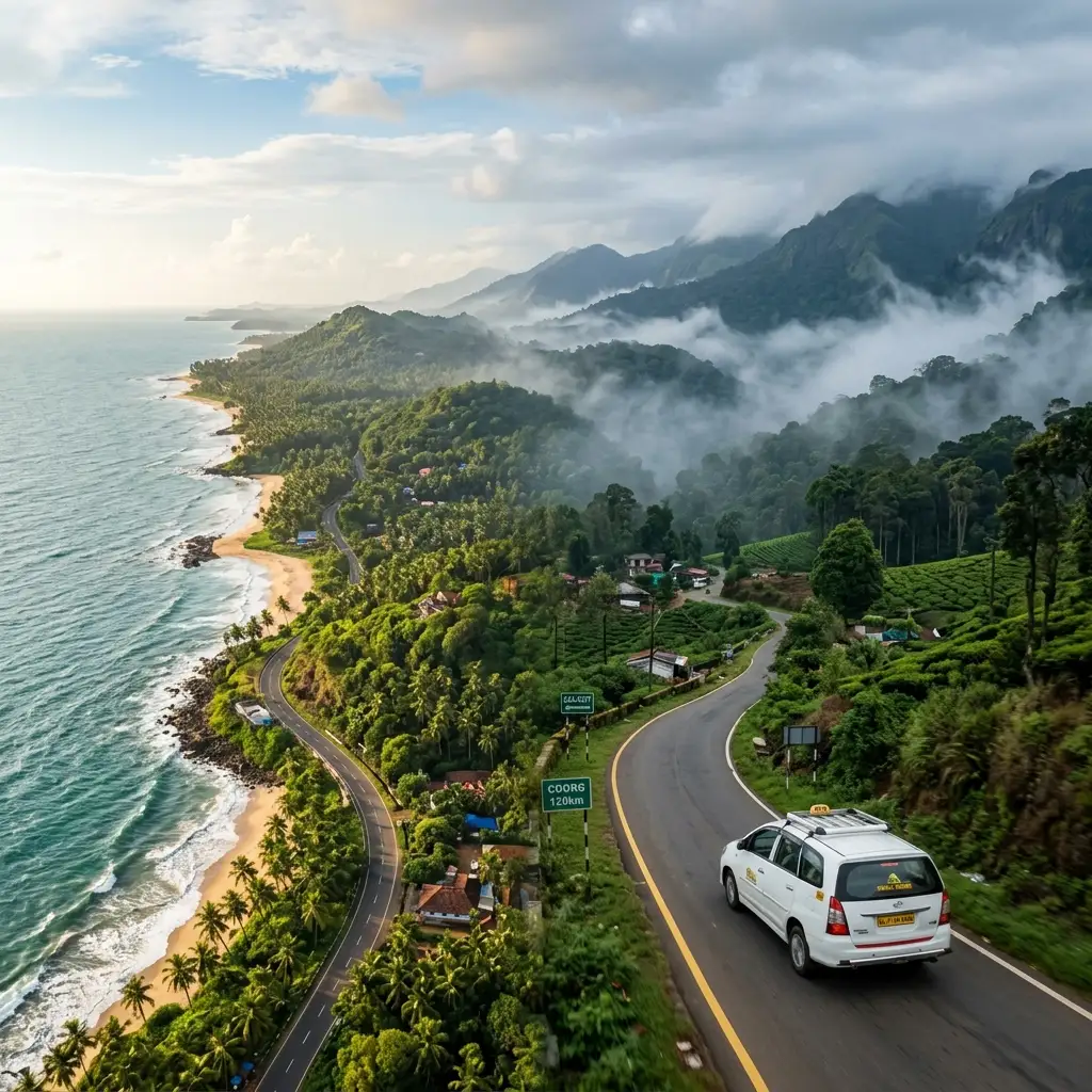 Calicut to Coorg taxi